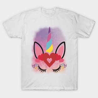 Unicorn valentine T-Shirt